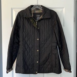 LL Bean Quilted Riding Jacket